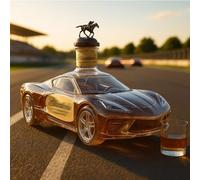 300ML Decantador Whisky Arte Escultura - Botella De Vino De Whisky Con Forma De Coche Deportivo 3D, Decantador De Whisky De Cristal Con Tema De Coche Creativo, Contenedor De Vino(#5)