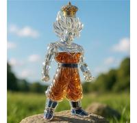 300ML Decantador Whisky Arte Escultura - Decantador De Whisky Con Forma De Super Goku En 3D, Esculturas De Botellas De Vino De Vidrio Con Estilo Humano, Contenedor Para Almacenar Vinos(#2)