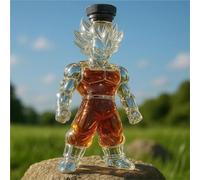 300ML Decantador Whisky Arte Escultura - Decantador De Whisky Con Forma De Super Goku En 3D, Esculturas De Botellas De Vino De Vidrio Con Estilo Humano, Contenedor Para Almacenar Vinos(#3)