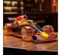 300ML Decantador Whisky Arte Escultura - Decantador De Whisky De Cristal 3D Con Forma De Coche De Carreras, Botella De Vino Vacía Original Y Creativa Con Temática Automovilística(#1)