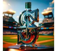 300ML Decantador Whisky Arte Escultura - Escultura De Decantador De Whisky En Forma De S, Divertidos Recipientes Para Almacenar Vinos, Botella De Vino De Vidrio 3D Hecha A Mano(#4)