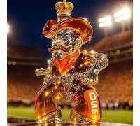 300ML Decantador Whisky Arte Escultura - Estatua De Decantador De Whisky Con Forma De Tirador, Grabado 3D, Ideal Como Regalo Para Botellas De Vino, Contenedor Para Almacenar Vino(E)