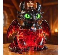 300ML Decantador Whisky Arte Escultura - Estatua De Decantador De Whisky De Dinosaurio Volador 3D, Adornos De Botella De Vino De Vidrio Con Temática De Monstruo, Contenedor De Bebidas(A)