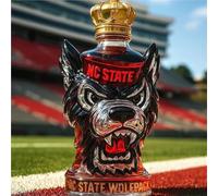 300ML Decantador Whisky - Arte Estatua, Figura De Decantador De Whisky Con Forma De Perro Lobo En 3D, Esculturas De Botellas De Vino De Vidrio Hechas A Mano Novedosas(#5)