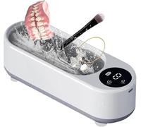 300ml Ultrasonic Jewelry Cleaner, Jewellery Cleaner 45000Hz, Professional Sonic Cleaner Jewellery Cleaner Solution for Jewellery Rings Glasses Watches White Convenient design