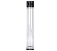 300mm Cylindrical Acrylic Water Cooling Reservoir, G1/4in Thread, Low Noise, Stable Connection for PC Water Cooling System