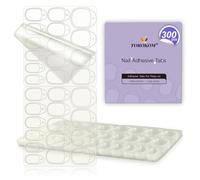 300P Adhesivo en Gel para Uñas - TOROKOM Transparentes de Doble Cara, Alternativa al Pegamento Líquido, Fácil de Aplicar y Retirar, Fijación Fuerte para Uñas Postizas