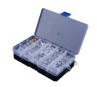 300pcs 15 Valores Almohadillas para la Nariz de Silicona Tornillo de Gafas Kit de Herramientas de Reparación de Accesorios Suaves para Anteojos