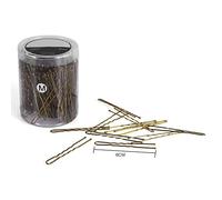 300PCS 2Colors Horquillas Clips, Pinzas para el Cabello, Clips en Forma de U para Mujeres, Clips para Accesorios de Peluquería con Puntas de Bola, Multitamaños y Multicolores, (M)