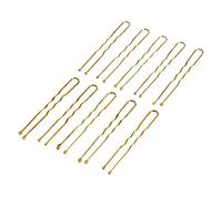 300PCS 2Colors Horquillas Clips, Pinzas para el Cabello, Clips en Forma de U para Mujeres, Clips para Accesorios de Peluquería con Puntas de Bola, Multitamaños y Multicolores, (S)