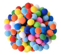 300Pcs Pompones,3 cm Pompones De Colores Para Manualidades,Pompones De Peluche Para Bricolaje Decoraciones Artesanía Para Niños Creativo