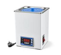 300W Baño María de Laboratorio 3,5L Acero Inox, Baño María Digital de Laboratorio con Control Preciso de Temperatura ±0,1°C Temporizador, Calentamiento Circular Uniforme, Experimento Biológico Químico