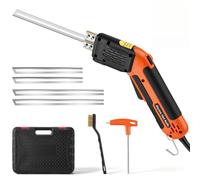 300W Cuchillo Eléctrico Caliente Cortador de Espuma | 0-600℃, Sistema de Enfriamiento, con 4 Cuchillas de Niquel-Cromo y Caja de Almacenamiento, para EPS, XPS y EVA