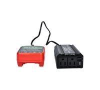 300W Power Inverter 18V to 110V for Battery Inverter Charger Adapter with 2 AC Outlet & 2 USB for Car