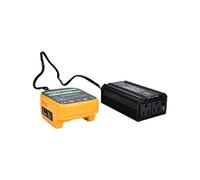 300W Power Inverter 20V to 110V for Battery Inverter Charger Adapter with 2 AC Outlet & 2 USB for Car