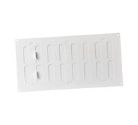 300x150mm Blanco Haeusler-Shop - Rejilla de ventilación, chapa de acero