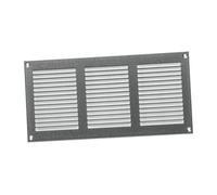 300x150mm Rejilla de Ventilación con Mosquitera - Rejillas de Aireación Metálicas - Acero Galvanizado