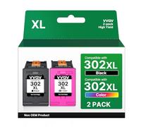 302 Cartuchos de Tinta XL Multipack de Repuesto para HP 302 Cartuchos de Impresora Negro y Color para HP Envy 4525 4520 4522 4523 4524 Officejet 3830 3831 3833 Deskjet 3630 3636 3638 1110
