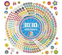 3030+PCS Pegatinas de Incentivos, más de 600 Diseños de Animales/Arcoíris/Medallas/Estrellas Pegatinas Motivacionales y Regalos de Recompensa para Maestros y Padres (64 Hojas)