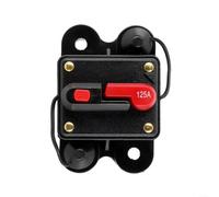 30300A AMP DC Interruptor de circuito fusible reinicio 12V 48V impermeable para uso marino de coche con reinicio manual y protección contra sobretensiones de energía (125A)