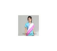 (3035 Shirt-A, Women L) New Tennis Shirts Women Badminton T-shirts for Girls Table Tennis Train Shirt Ping Pong Jerseys Gym Sports Kits S-3XL