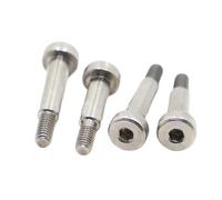 304 A2 Acero inoxidable Allen hexagonal casquillo cabeza hombro rodamiento de rodillos tornillos perno M3 M4 M5 M6 M8 M10 M12(6mm,8-M6 1pc)