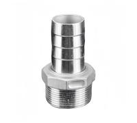 304 accesorios de acero inoxidable, Tamaños múltiples del tubo hilo masculino de las colocaciones Barb la manguera conector pagoda acero inoxidable(32mm*1.5inches)