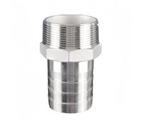 304 accesorios de acero inoxidable, Tamaños múltiples del tubo hilo masculino de las colocaciones Barb la manguera conector pagoda acero inoxidable(64mm*2.5inches)