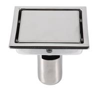 304 Acero Inoxidable Drenaje Baño Ducha Piso Cuadrado 11 cm Colador Antiobstrucción para Cocina y Sótano Azulejo Inserto
