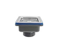 304 Acero Inoxidable Fregadero Cocina Filtro Desagüe Cuadrado Elevador | 304 Acero Inoxidable Fregadero Cocina Filtro Desagüe Cuadrado 114mmx114mm 110mmX110mm Elevador(114mm 47.5mm)