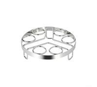 304 Acero Inoxidable Huevo Vaporizador Rack 6 Agujeros Espesado Redondo Soporte de Cocina para Cocinar Vegetales Hervir/