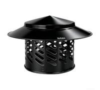 304 Chimenea de acero inoxidable lluvia Cap malla transpirable