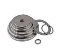 304 juntas planas de acero inoxidable, SS304 Metric Flat Washers M2-M36 Silvery 1-50Pcs(M12*37 * 3(1Pcs))