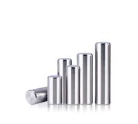 304 Pasadores de cabeza redonda ， Paquete de 100 pasadores cilíndricos acero inoxidable 304 varios tamaños, con eje pasador ubicación sólido, color plateado(7MM-M1.2)