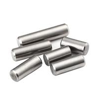 304 Pasadores de cabeza redonda ， Pasadores de ubicación cilíndricos acero inoxidable 304 GB119 M5-M25 4-120 mm M5 20 piezas M6 10(14mm,M6 (10Pcs))