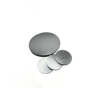 304 placa de acero inoxidable, Placa circular galvanizada 0.5-5m m 50-300m m del disco del hierro Q235 A3(Dia 100x0.5mm 2pcs)