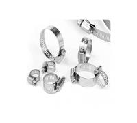 304 Stainless Steel Adjustable Drive Hose Clamp 59-82mm Fuel Line Worm Size Clip 5/10pcs 152mm Compatibility