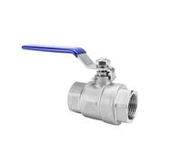 304 Stainless Steel Ball Valve Two-Piece Two-Piece Internal Thread Internal Thread Water Pipe Switch Valve 4 Minutes 6 Minutes 1 inch(G1/2) Plumbing Fittings
