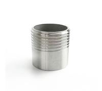 304 Stainless Steel BSP Male Thread Extension Tube Pipe Fitting Pipe Adapter 1/8" 1/4" 3/8" 1/2" 3/4" Tow way,ONE,WAY,DN40