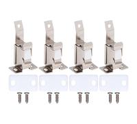 304 Stainless Steel FE Rack Clamp | Automatic Locking Design for Industrial Tooling/Test Fixtures | Oxidation Mitigation Frame Clamp Accessories | 4 - Piece Set with Washers &