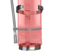 304 Stainless Steel Fire - Extinguisher Bracket | Marine Mounting Rack With Iron Base | Heavy Duty 2KG Load Rustproof Holder | Easy Install For Ships Cars ,Warehouses Factories Vehicles