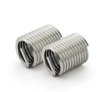304 Stainless Steel Helicoil Thread Repair Insert Coiled Wire Helical Screw Sleeve M2 M2.5 M3 M4 M5 M6 M8 M10 M12-M24 (Color : X 2.5D, Size : M2x0.4 (50PCS))