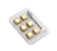 304 Stainless Steel Ice Cubes Whiskey Stones Set for Beer Drinks Reusable Metal Frozen Ice Balls for Chilling Beverages Perfect for Whiskey Cocktails and Other Drinks