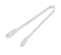 304 Stainless Steel Ice Tongs | Food Grade Kitchen Tweezers with Secure Grip | For Ice Cubes/Sugar Cubes/Lemon Portions | 7.7 Inch Multipurpose Tongs (Espejo)