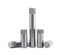 304 Stainless Steel Knurled Pin, Connection Shaft, Rod, Positioning, M1.5 M2 M3 M4 M5 M6 M8(M6*30(10个))