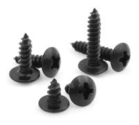 304 Stainless Steel M6 10/12/14-60MM Cross Recessed Large Round Mushroom Head Wood Screw 5Pcs(60mm)