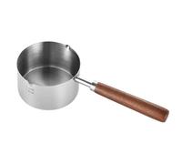 304 Stainless Steel Milk Pot, Induction Cooker Pot, Flat Bottom Pot, Non-Stick Instant Noodle Pot, Small Single Handle Cooking Pot Household Food Supplement Pot For Noodles