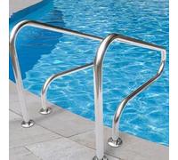 304 Stainless Steel Pool Handrail, Safe Railing For Indoorway Swimming Pool, Accessories Included, Silver