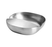 304 Stainless Steel Spoon Rest & Utensil Holder - 2-in-1 Kitchen Counter For Spoons, Ladles & Chopsticks | Heavy Duty Drip Protector & Small Snack Bowl