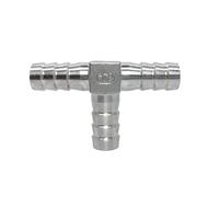 304 Stainless Steel T-Type Hose Barb Joint 3 WAY 20mm For Water Oil And Gas Hose Pipe Barb Connection Fittings